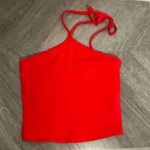 Holster Red Halter Top